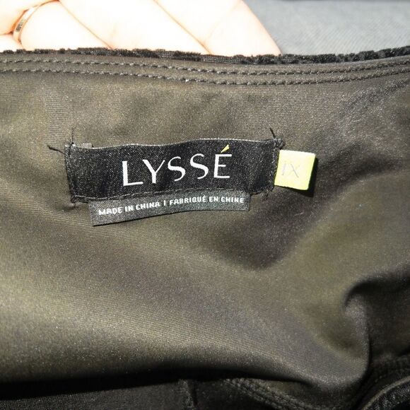 Lysse Crushed Velvet Textured Ponte Leggings Size 1X - Picture 7 of 7